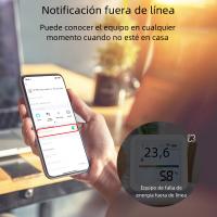 Sensor De Temperatura Y Humedad Inteligente ZigBee Tuya Con Pantalla LCD Iluminada Compatible Con Google Assistant Necesita Hub Tuya Zigbee - details 13