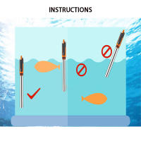 Varilla Calentadora De Acuario De Acero Inoxidable Para Pesca Automática Y Constante 220V 50Hz Energía Eficaz Para Tanque De Peces Rango De Temperatura 17-35°C - details 8