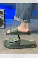 Zapatillas De Verano Para Hombre Suaves Y Cómodas Con Velcro Air Cushion Zapatos Casuales De Un Término Para Interior - details 16