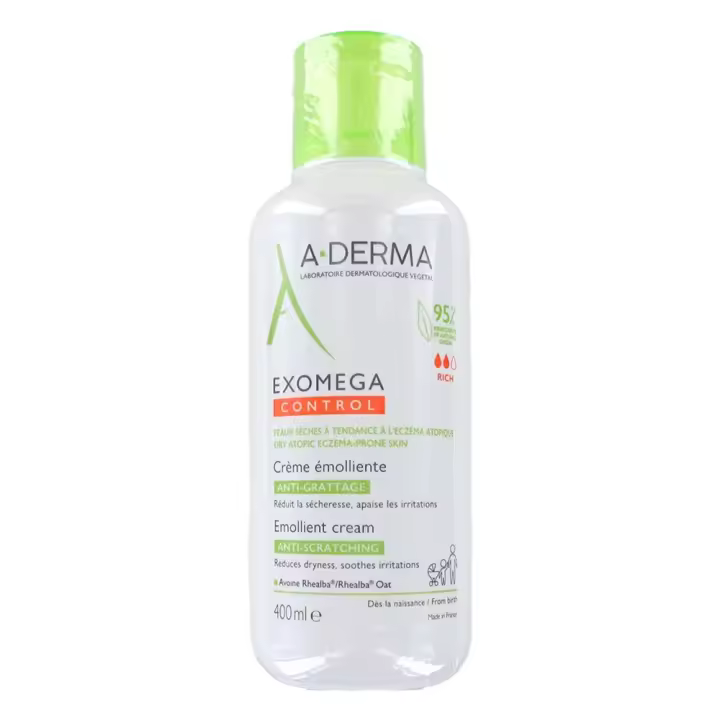 Pierre Fabre A-derma Exomega control crema emoliente ANTI RASCADO 400ml - 1