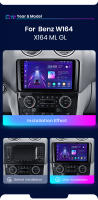 Junsun Radio Coche para Mercedes Benz M-Class W164 GL-Class X164 ML GL AI Voice 2 din Pantalla Coche Android Auto Multimedia Navegación GPS Auto radio - details 2