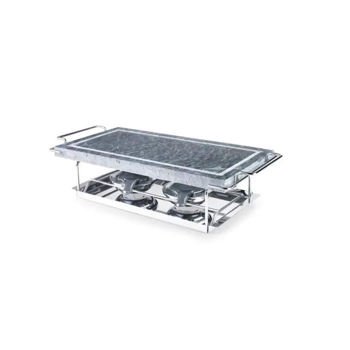 Ibili Grill Piedra Rectangular | Medidas 37 x 18 cm - 1