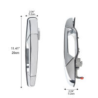 Manija De Puerta Externa Para Coche 1 Pieza Cromada Para CADILLAC CHEVROLET GMC Compatible Con OEM NO. 22738722 84053436 15915150 22738721 80546 84053443 22738725 15915659 15915660 25960522 - details 1