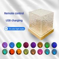 Proyector De Luz Nocturna Dinámico Con Ondas De Agua Y Llama Cristalina En 16 Colores Para Sala De Estar Estudio Dormitorio - details 4