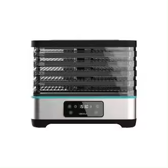 Cecotec 4949 VitaDry Pro Deshidratador de alimentos con 5 bandejas de altura regulable pantalla digital tiempo ajustable hasta 48hs y temperatura regulable entre 35 y 70 grados. - 1