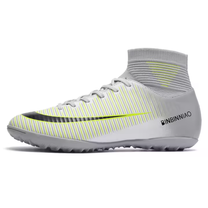 Zapatos De Fútbol Profesionales Para Hombres Antideslizantes En Campo De Grama Zapatillas De Fútbol Con Punta De Hierba TF Entrenamiento De Torsión De PTPP Material Superior PVC Suela De Goma - 1