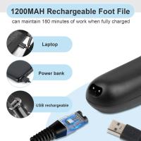 Lima eléctrica para pies, removedor de callos, máquina profesional de pedicura, recargable, depurador de piel muerta agrietada - details 5