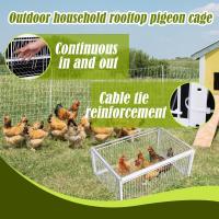 Cage Automática Para Pájaros Coche De Ratón Con Entrada Sola Sin Salida Cages De Almacenamiento Portátil De Hierro Reforzado Para Pigeons - details 23