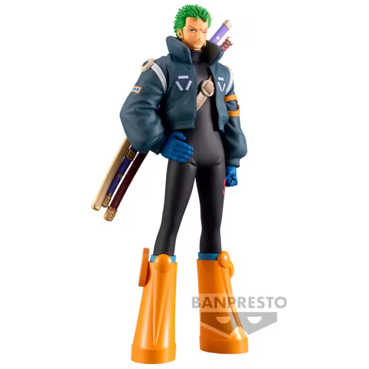 Figura Egghead Roronoa Zoro Grandline Series One Piece 17cmFigura  Coleccionable - Idea de Regalo- Mercancia Oficial - Juguetes para Niños y Adultos - Movies Fans - Muñeco para Coleccionistas y Exposición - 1
