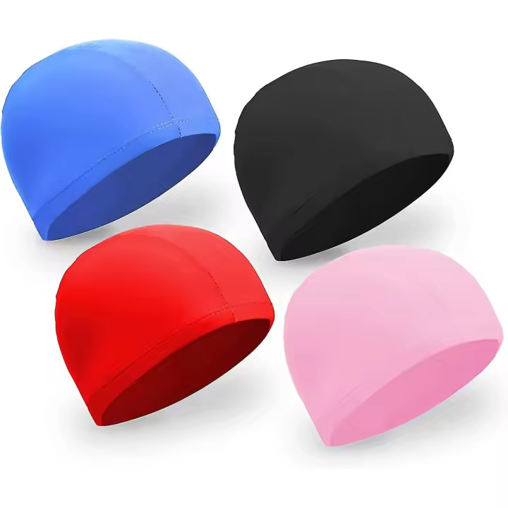 Gorras de Natación Elásticas - Pack de 4 Piezas - 1