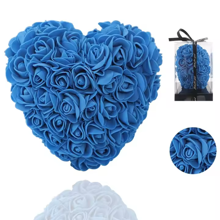 Rosa De Amor 15cm PE Flor Artificial Para Regalo De San Valentín Decoración De Habitación Boda Cumpleaños DIY Año Nuevo Casamiento - 1