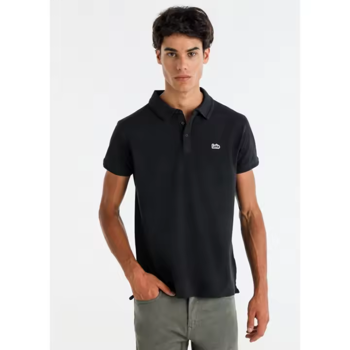 Polo Filip Grey Negro Lois - 1