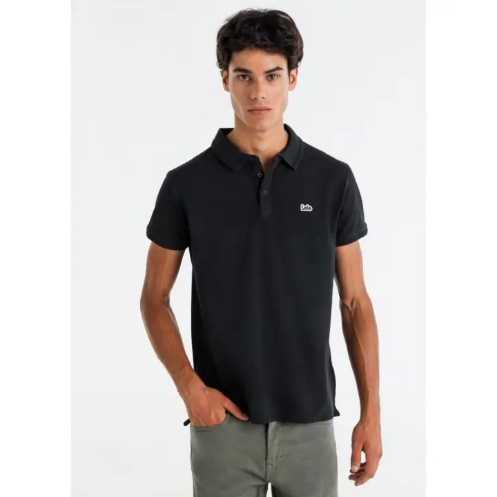 Polo Filip Grey Negro Lois - 1