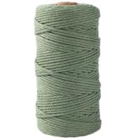 Cordón De Macramé 3mm 100m Algodón Natural Para Tejido Manual Colores Pared Colgante Tejido De Tela Tapestry Hecho a Mano - details 21