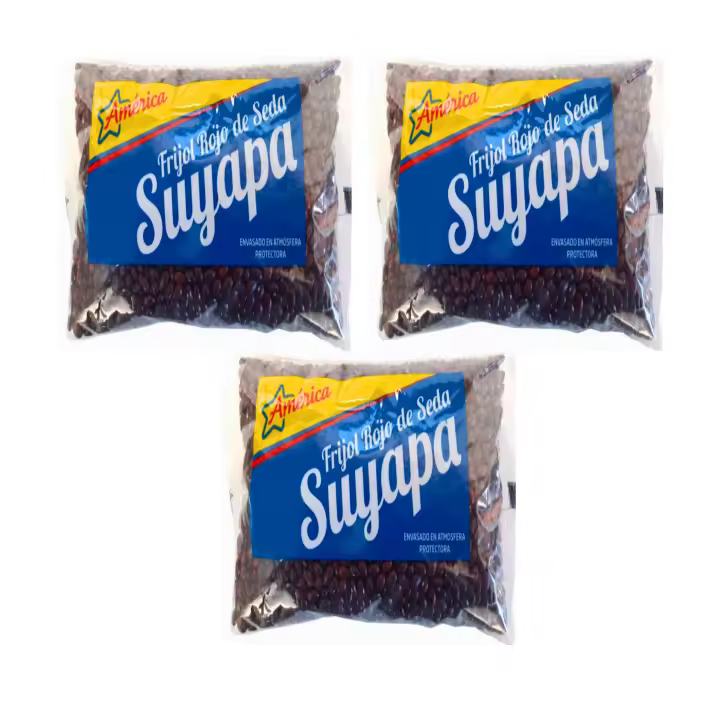 3 BOLSA  FRIJOL ROJO DE SEDA  SUYAPA  SABOR DULCE  908G ,AMERICA ,DE HONDURAS - 1