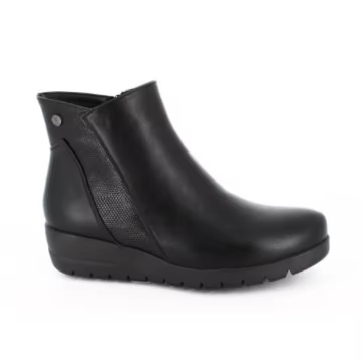 Hispaflex botin cuña para mujer 2436 color negro - 1