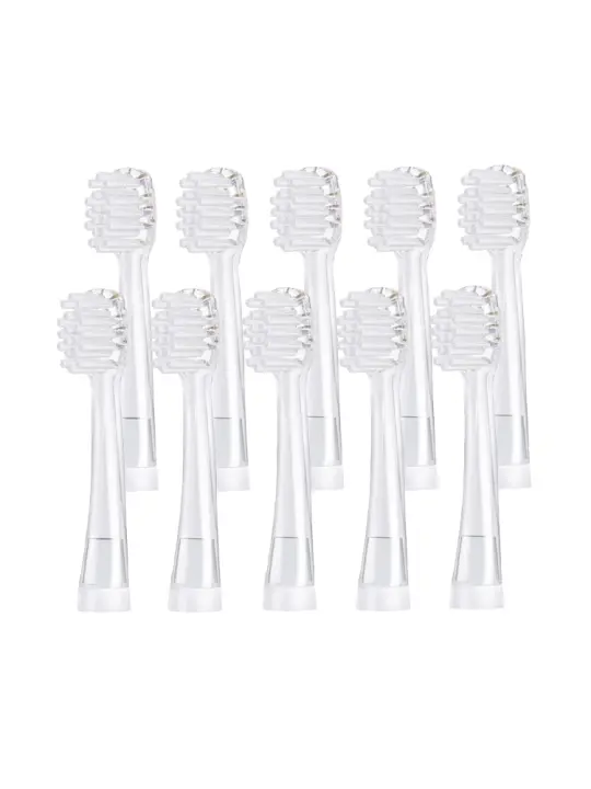 Cabezas De Repuesto Para Cepillo De Dientes Eléctrico Para Niños Bric's 10 Piezas Cerdas Suaves Higiene Oral SG902 SG602 - 1