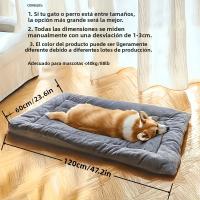 Alfombra De Mascota Extra-grande De Plush Suave Y Gruesa Sofá Para Perro/Gato/Casa De Perro/Matriz De Cages Material De Poliéster - details 0
