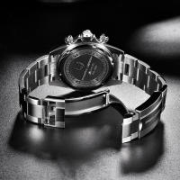 Reloj De Pulsera De Cuarzo PAGANI DESIGN PD-1644 2024 Meteorito Dial Moda Para Hombre Cristal De Esmeralda 100M Cronógrafo - details 14