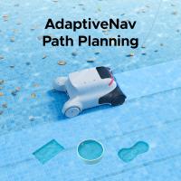 Aspiradora Robótica Inalámbrica para Piscina Genkinno P2, Succión de 70W, Tiempo de Funcionamiento de 120 Minutos, Planificación de Ruta AdaptiveNav, Tecnología AdaptiveSuc, Control Remoto por Aplicación, para Piscinas Planas Sobre/Enterradas - Blanco - details 0
