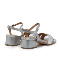 Sandalias altas mujer D'ANGELA DKO28164PLAT SANDALIA TIRAS CRUZADAA PLATA 35650 25V - details 1