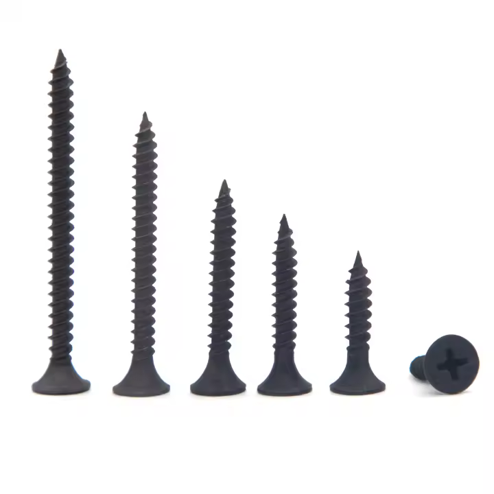Kit De Tornillos De Madera M3.5 Cabeza Plana Con Encogimiento Cruzado 115 Piezas Herramientas De Fijación Para Carpintería Y Bricolaje - 1