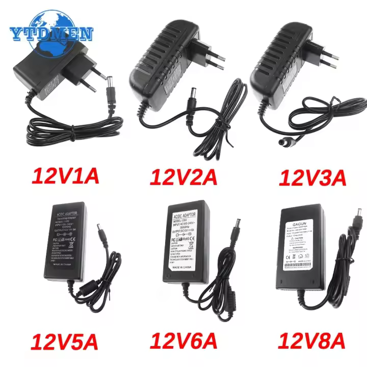 Adaptador De Alimentación AC a DC 5V 12V 24V Suministro De Energía Universal 1A 2A 3A 5A 6A 8A 10A 220V Para LED Controlador EU US - 1