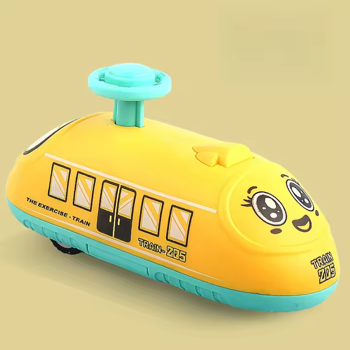 Juguete Educativo Para Niños Coche De Resbalón Inercia Azul Para Interacción Padre-Hijo Interior Juguetes De Taxi Avión Autobús Escala 1:32 Regalo De Cumpleaños - 1