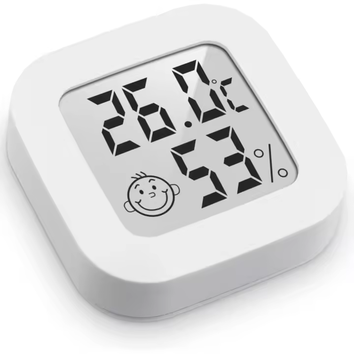 Mini Termómetro Higrómetro Digital, Medidor de Temperatura para Medición de Temperatura y Humedad del Casa Ambiente - 1