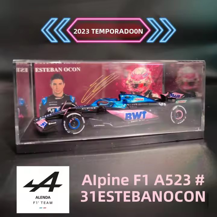 Modelo De Coche Bburago 1:43 F1 2023 Mercedes AMG W14 Replica Hamilton Russell Regalo De Figura Miniatura De Fórmula 1 Para Coleccionistas - 1