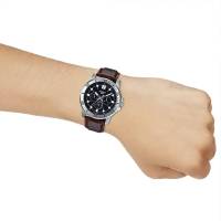 Reloj deportivo hombre Casio MTP-VD300L-1E  45mm correa de cuero  resistente al agua - details 1