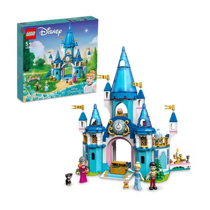 LEGO Disney Princess 43206 Castillo de Cenicienta y el Príncipe edad 5+ número de piezas 365 23L43206 - 1