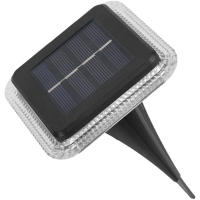 Luz Solar Enterrada para Jardín y Patio (Pack de 2) - Lámpara Subterránea Impermeable de 5W, Luz Blanca, Panel Solar de Polisilicio  Energía Solar, Sin Cableado, Fácil Instalación, 9.8 x 9.8 x 13.5 cm - Extrastar - details 0