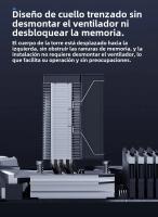 Enfriador De CPU COOLLEO B40S DIG 4 Con 4 Heat Pipes Y Display Inteligente TDP 200W Radiador Para LGA1700 115X AM4 AM5 - details 5