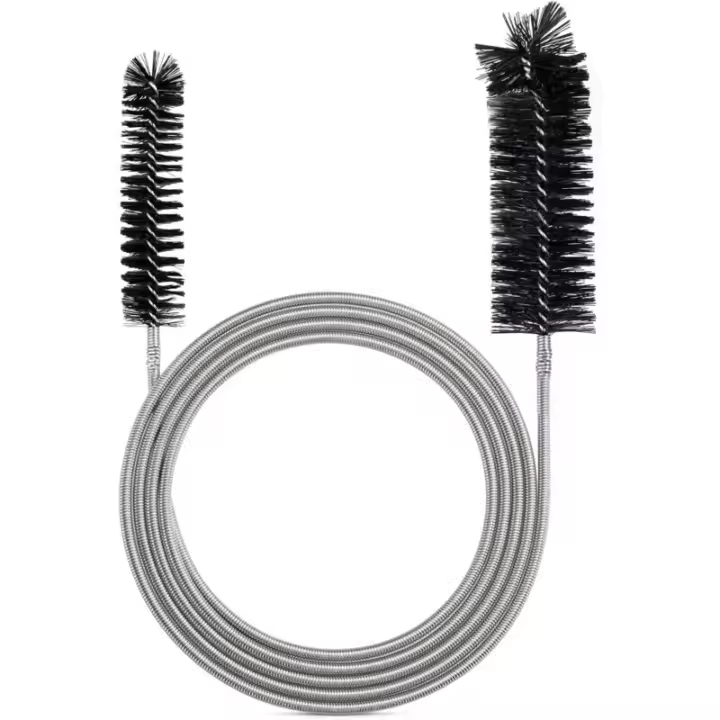Cepillo de limpieza de tubos de alimentación flexible - Herramienta de limpieza de tuberías - Negro (2M) - 1
