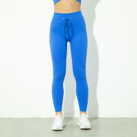 Leggings De Yoga Para Mujer De Color Sólido Y Sin Costuras Con Cintura Alta Push up Para Fitness Running Y Gimnasio Talla Verdadera - details 14