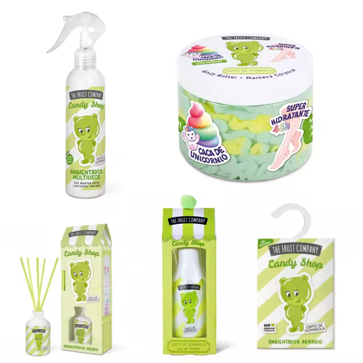 Lote Osito gominola The Fruit Company: Fragancias Dulces y Aromáticas para un Hogar Mágico - 1