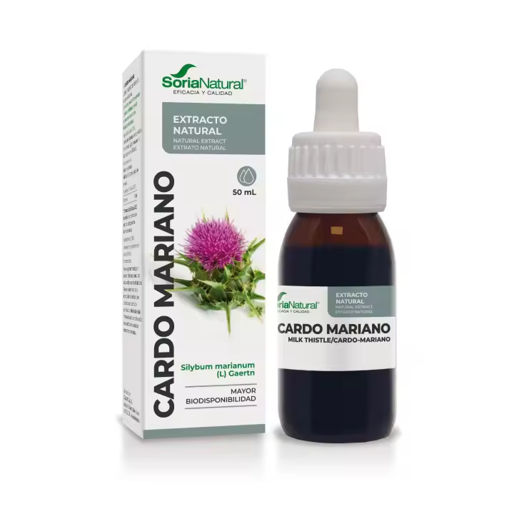 Soria Natural Extracto de Cardo Mariano  50 Ml - Apoya Funcionamiento Hepático - Suplemento Alimenticio para el Cuidado Digestivo y Bienestar - 1