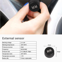 Alarma De Presión De Neumáticos Para Coche Con Pantalla Digital Colorida Y 4 Sensores Externos Impermeables Sistema De Monitoreo De Presión De Neumáticos Solar TPMS - details 3