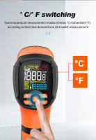 Termómetro Digital Infrarrojo No Contacto -40°C~1600°C Pantalla Color Grado Industrial Con Probing K Medidor De Alta Temperatura - details 10