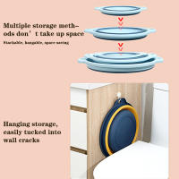 Tina De Lavado Portátil Y Plegable Para Ropa Segura Y Duradera De Plástico Suministros Domésticos Para Baño Viajes - details 11