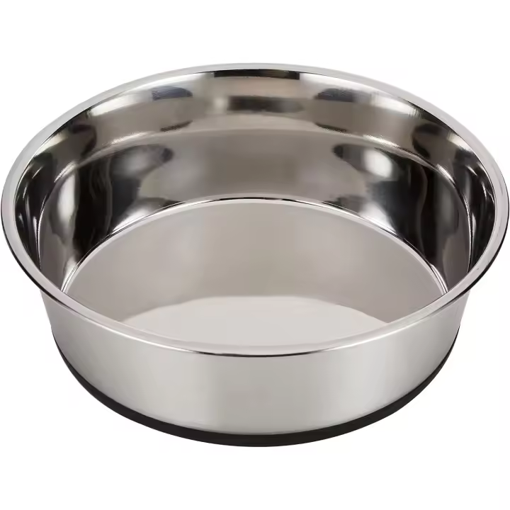 Cuenco del perro del acero inoxidable, antideslizante, 2800 ml - 1