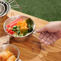 Bol De Acero Inoxidable Plegable Para Exteriores Camping Cocina Hiking Viaje Picnic Utensilio De Comedor No Desechable Originales En China - details 0