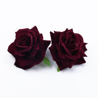 Rosa De Seda 10CM Flores Artificiales Para Bodas Navidad Arcos De Jardín DIY Regalo Adorno De Casa Y Cabeza - details 19