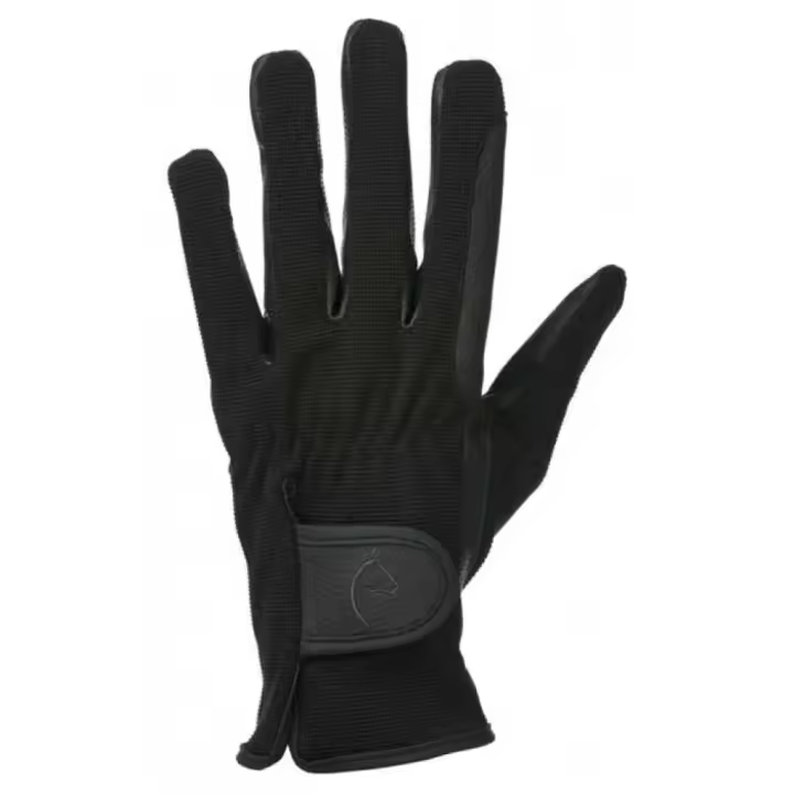 Equitheme Guantes Mesh Negro Unisex Adulto - 1