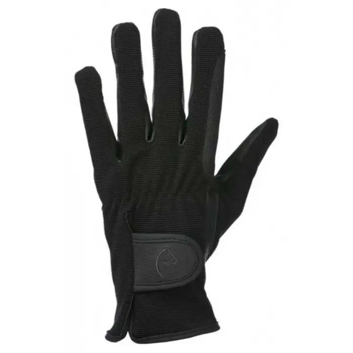 Equitheme Guantes Mesh Negro Unisex Adulto - 1