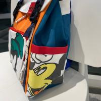 Mochila Disney Para Niños Con Diseño De Mickey Correa Desenrollable Estudiantil Moda Bolsa Escolar Material Nylon - details 4