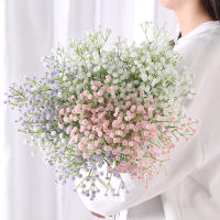 3/5/10pcs Flores Artificiales De Gypsophila Para Arreglo De Bodas Decoración Del Hogar DIY Flores Falsas Para Bouquets - details 2