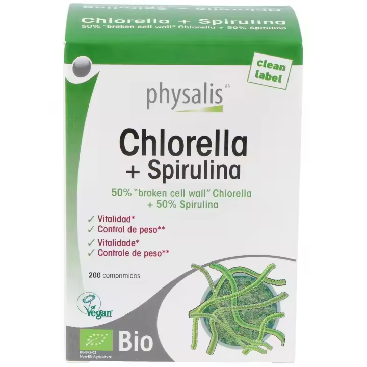 Physalis Chlorella Y Espirulina Bio 200Comp - 1