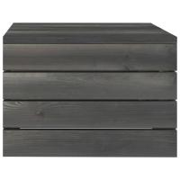 vidaXL Muebles de jardín de palets 2 piezas madera de pino gris oscuro - details 5